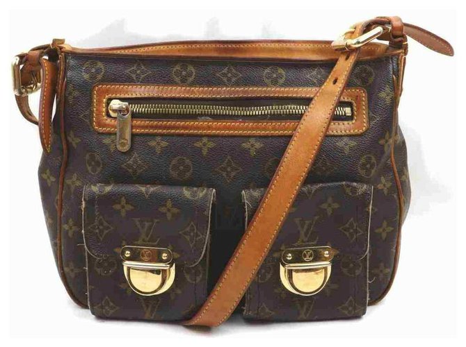 Louis Vuitton Brown Monogram Hudson GM Shoulder Bag
