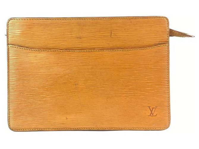 Louis Vuitton, Bags, Authentic Louis Vuitton Monogram Pochette Homme  Clutch Bag