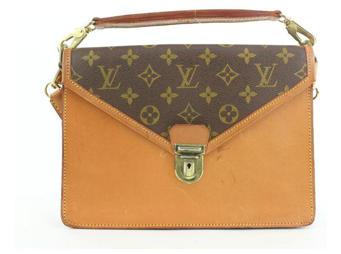 Louis Vuitton Monogram Sac Biface - Brown Handle Bags, Handbags