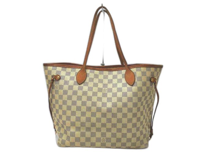 louis vuitton mm neverfull damier azur