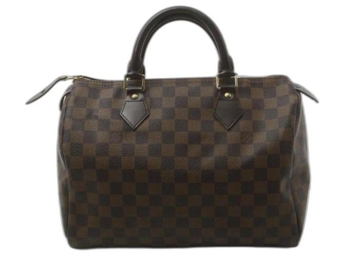 Louis Vuitton Speedy 30 Patches Damier Ebene Bag