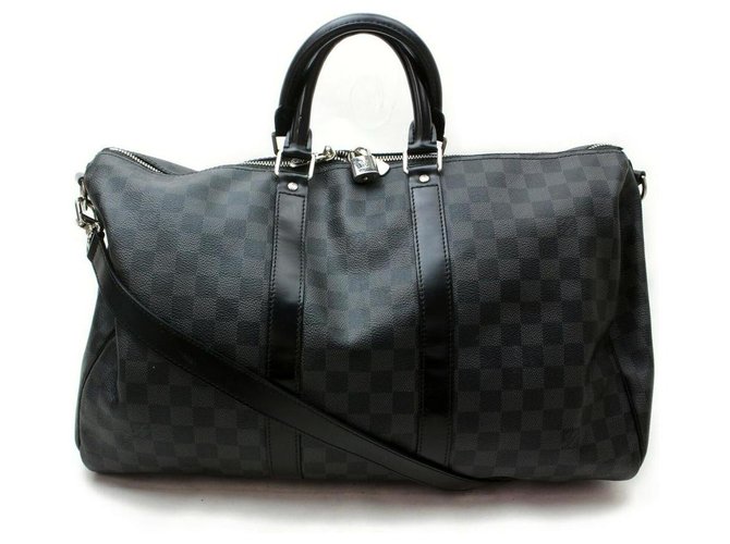 damier graphite keepall bandouliere