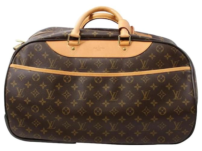 Louis Vuitton Monogram Eole 50 Convertible Duffle Rolling Suitcase Luggage Leather  ref.294533