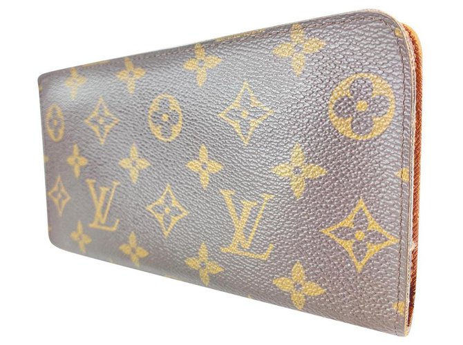 Louis Vuitton Monogram Zippy Wallet Langer Reißverschluss um Continental 13lvl1125  ref.294560