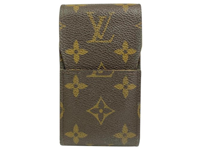 Louis Vuitton Monogram Cigarette Case Etui Holder Wallet 7LAV102