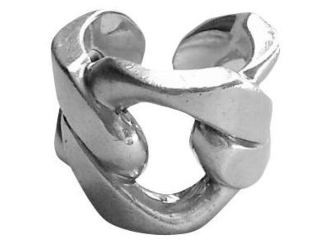 Hermès Capture Ring Silvery Silver  ref.295568