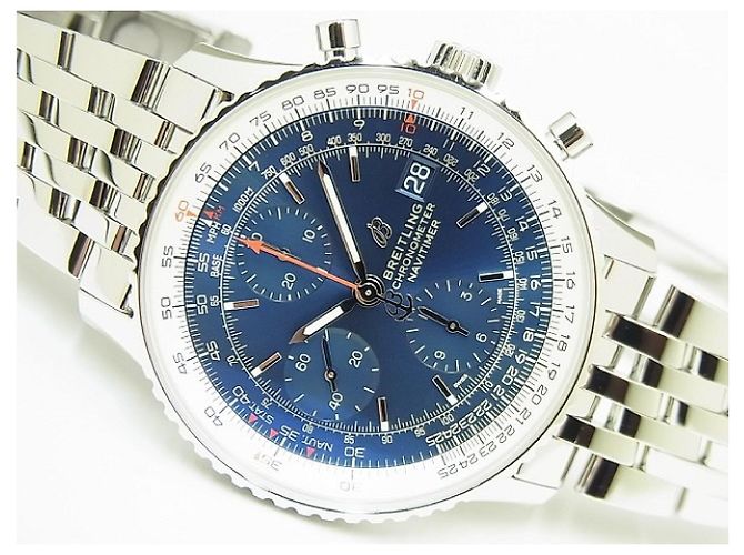 BREITLING Navitimer1 Cronógrafo 41 azul Dial A113C-NP Homens