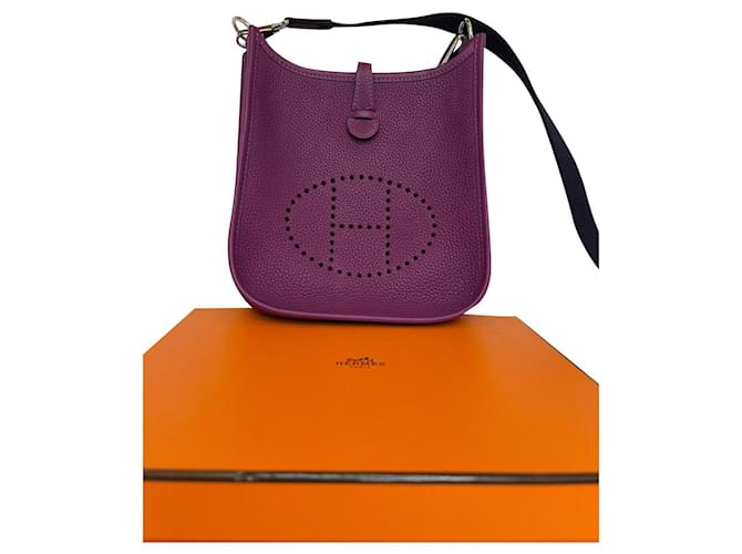 Hermès TPM mini evelyne bag Leather  ref.296220