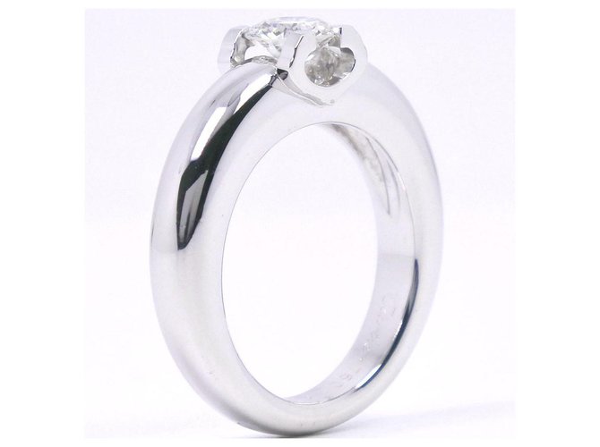 Cartier Solitaire Silvery White gold  ref.296561