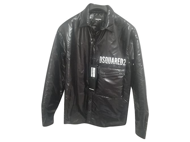 Autre Marque Dsquared2 Black Polyester Jacket