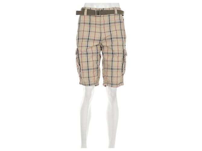 Short cargo Schott en coton taille 34 Multicolore