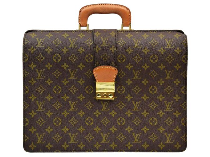 Louis Vuitton Monogram Serviette Fermoir Attache Briefcase ref.297347 -  Joli Closet