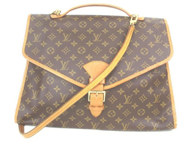 Louis Vuitton Monogramm Beverly Aktentasche mit Strap Ivy Bel-Air Leder  ref.297374