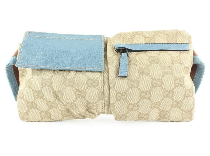 gucci light blue fanny pack