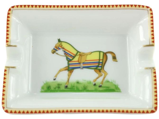 Hermès Cendrier à motif de cheval