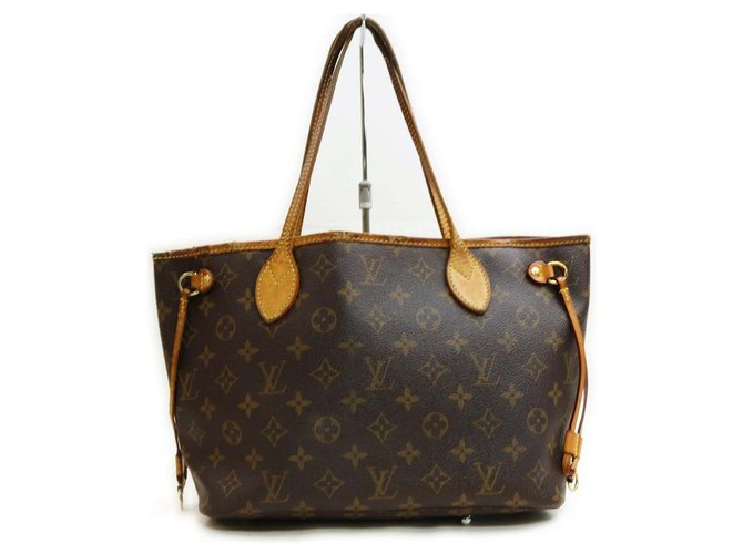 Louis Vuitton Small Monogram Neverfull PM Tote Bag Leather ref