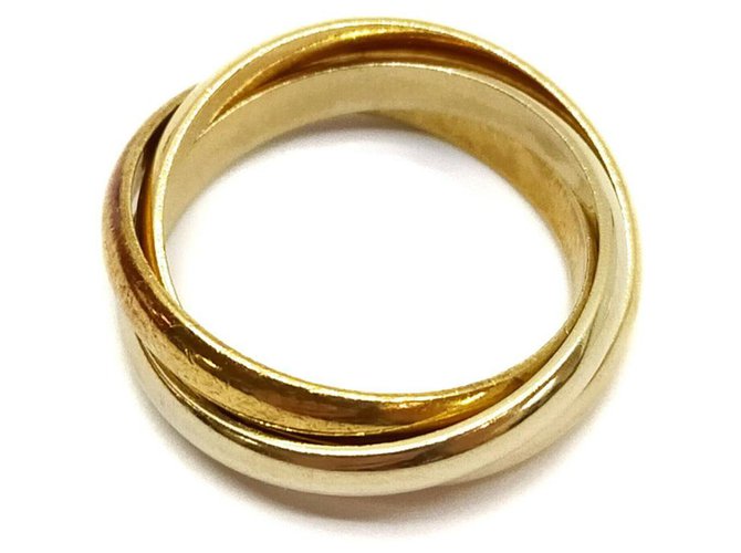 Love Cartier Dimensione degli Stati Uniti 4 18k Trinity Ring Oro bianco  ref.297668