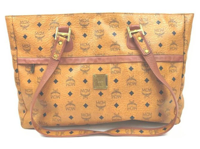 mcm cognac visetos bolsas