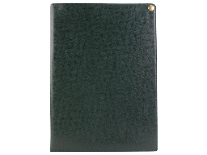 Louis Vuitton 15Jubiläum LargeTaiga Leather Document Folder Leder  ref.297688