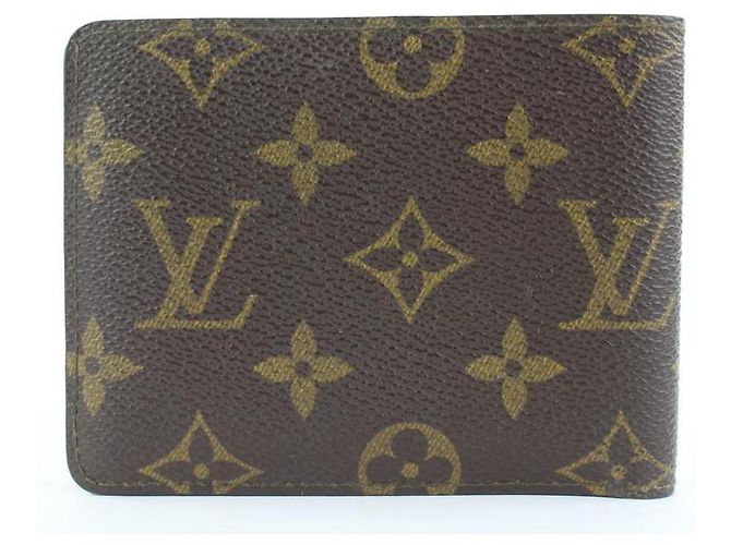 Louis Vuitton Monogram Multiple Bifold Men's Wallet Slender Multiple