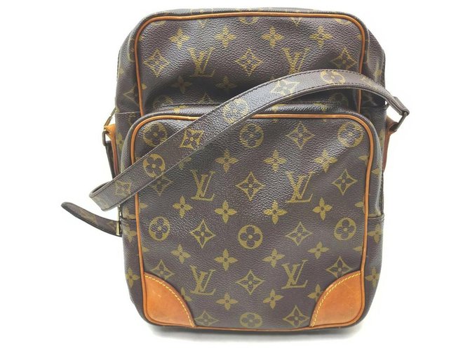 Twist Louis Vuitton Rare Monogram Amazon GM Crossbody Bag Leather  ref.297743