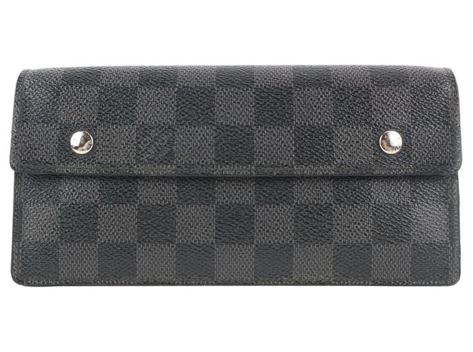 Louis Vuitton Louis Vuitton Portefeuille Accordion Black Damier