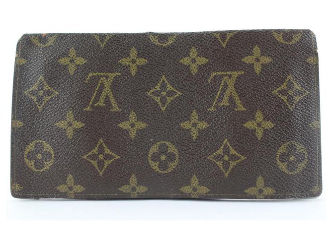 Louis Vuitton Checkbook Wallet Porte Chequier Cartes Credit