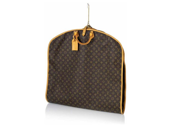 Louis Vuitton Monogram Housse Porte Habits Garment Cover Travel Bag Leather  ref.297835 - Joli Closet