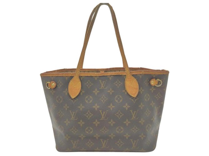 Louis Vuitton Small Monogram Neverfull PM Tote Bag Leather  ref.298075