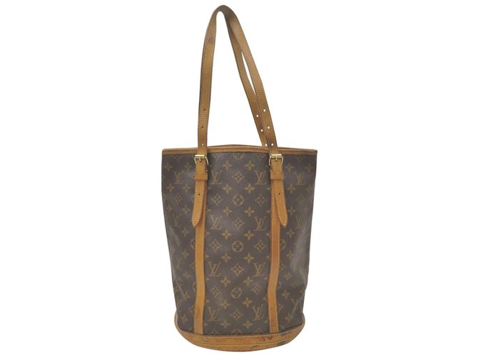 Louis Vuitton Monogram Marais Bucket GM Tote Bag Leather  ref.298189