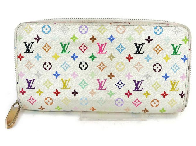 Louis Vuitton Monogram Multicolor Litchi Long Zippy Wallet