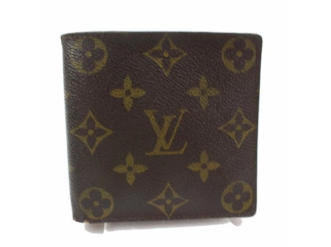 Slender Louis Vuitton Billetera esbelta múltiple con monograma plegable para hombre  ref.298252