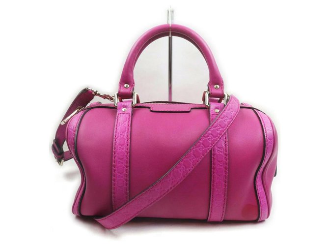 Gucci Soho Cellarius Boston Bag - Pink Handle Bags, Handbags