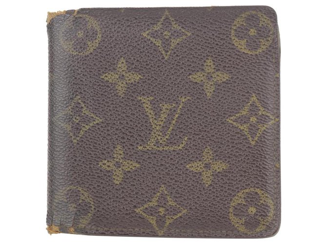 Louis Vuitton Monogramm Bifold Herren Geldbörse Marco Florin Multiple Slender 1LK1129  ref.298320