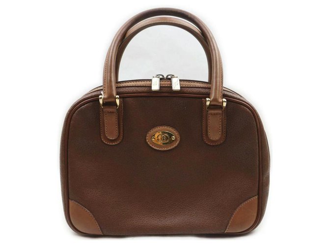 Gucci Bauletto in pelle marrone ref.298609 - Joli Closet