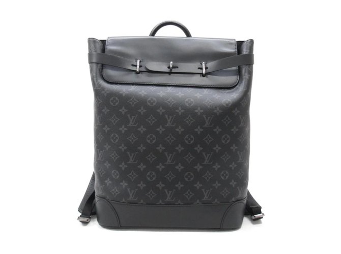 Pre-owned Louis Vuitton Steamer Backpack Monogram Eclipse