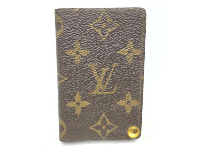 Louis Vuitton Monogram Card Case Porte Cartes Pression Wallet