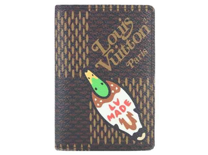 Louis Vuitton Rare Nigo Damier Geant Organizer De Poche Card Case Wallet  ref.298766