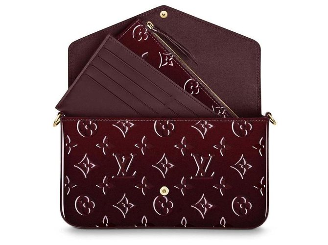 Louis Vuitton Monogram Vernis Pochette Felicie Crossbody Chain Flap w  Inserts ref.298915 - Joli Closet