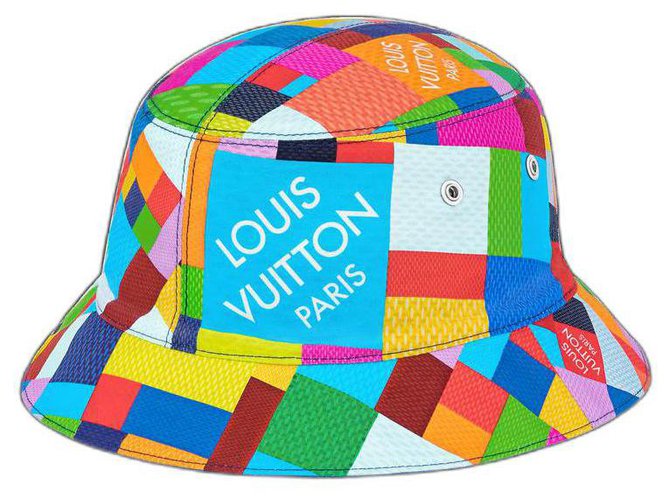 Bucket Louis Vuitton Size 60 Damie multicolore 3D Cappello da pescatore Bob  Fisherman Pelle ref.298922 - Joli Closet