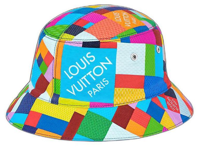 Bucket Louis Vuitton Size 60 Mehrfarbiger Damie 3D Eimerhut Bob Fisherman