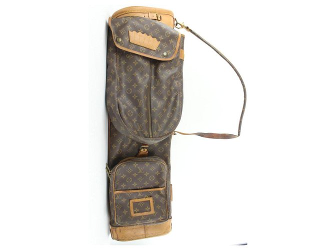 Louis Vuitton Rare Monogram Sac Golf Club Caddy Bag Leather ref