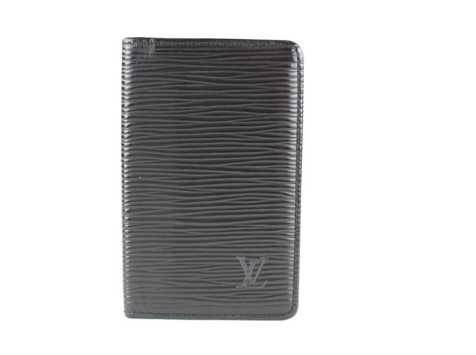 Louis Vuitton Slender Wallet Epi Noir Black