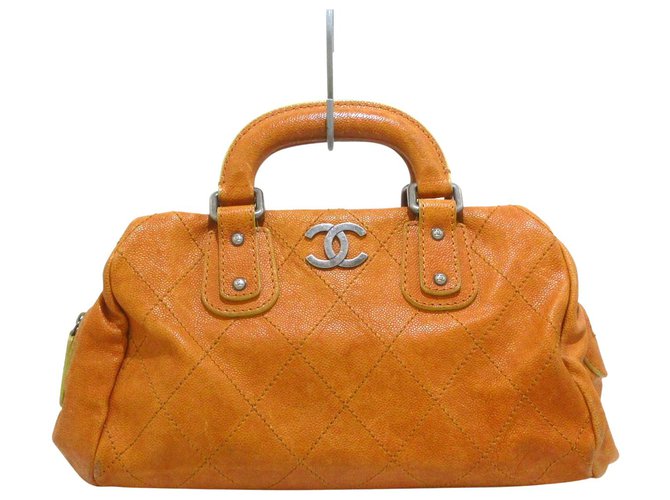 Chanel Stitch Sauvage Cuirs exotiques Marron  ref.299092
