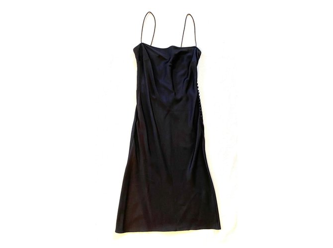 Christian Dior Dresses Black Viscose Acetate  ref.299166