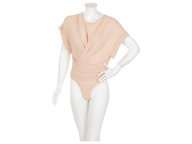 Iro Bodysuit Pink Beige Polyester Size M