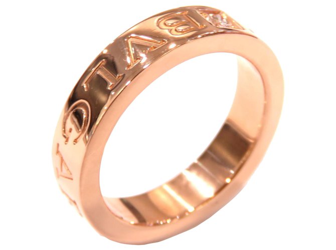 Bulgari Bvlgari Gold Bvlgari Bvlgari Diamond Ring Golden Metal  ref.299224