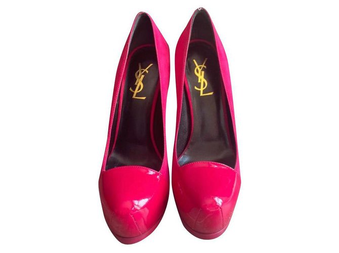 Yves Saint Laurent Tribtoo Pink Leather  ref.299524