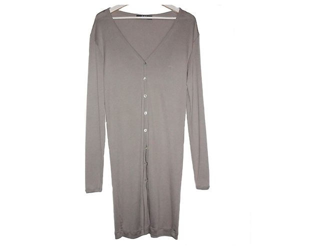 RAF VON RAF SIMONS LANGER CARDIGAN Grau