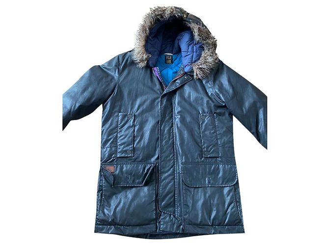 Men's Paul Smith parka Navy blue